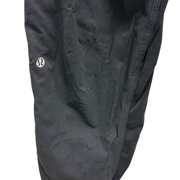 Lululemon Women’s Dance Studio Mid-Rise Full Length Striped Pant Black Size 10 - Picture 6 of 8